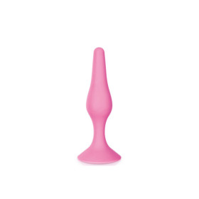 Plug anal ventouse rose taille M 